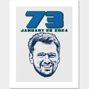 Luka Doncic 73 Points Posters and Art